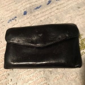 Black HOBO Leather Wallet